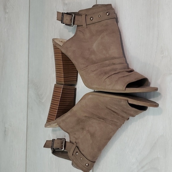 Circus by Sam Edelman Womens Emmy Ankle Heels Peep Toe Boots shoes sz 9.5 - Picture 10 of 12